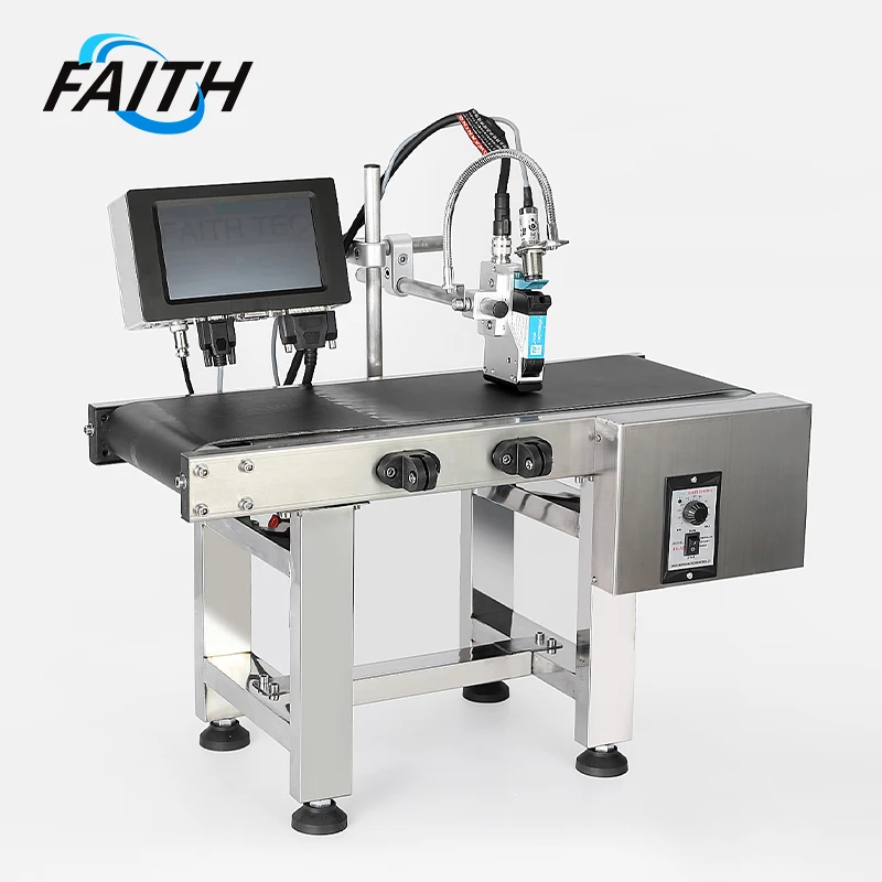 Faith 30% off 7inch online inkjet printer 12.7mm/25.4mm 40 Languages Automatic  logo Coding Machine Thermal Inkjet TIJ Printer