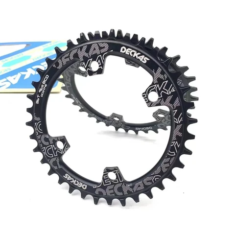 Deckas 96bcd Ведущая звезда для горного велосипеда 32/34/36/38T черная из алюминиевого сплава — внешний вид товара