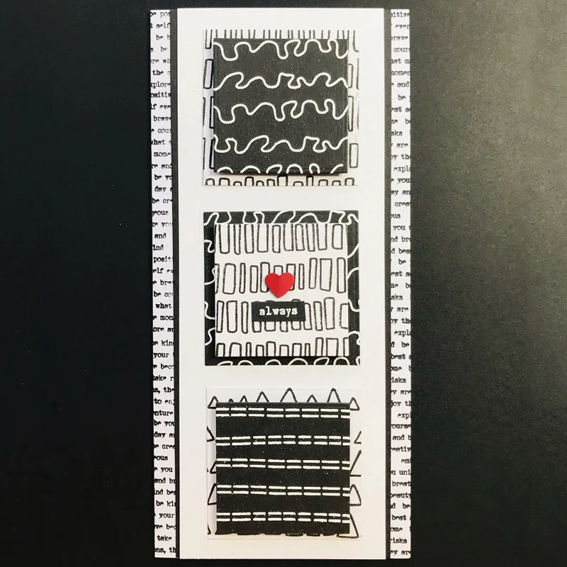 Doodle Borders 2021 New Transparent Stamps for DIY Scrapbooking Paper Card Making Craft Supplies Clear Stamps