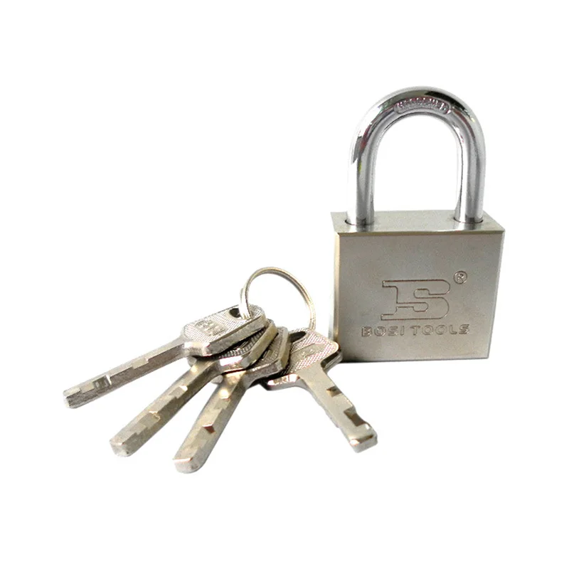 SIJIBOSI 30mm Brass Padlock Master Lock With 4PC Keys image 2