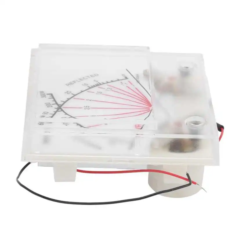 SWR/Power Watt Meter Double Needle Meter 60/300W Power Meter Transmitter with Backlight