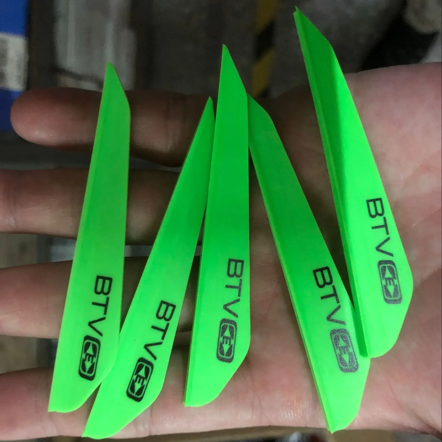 30PCS 3INCH BTV Plastic Vane for Carbon Fiberglass Wood Bolts Arrows Accessories Archery Bow