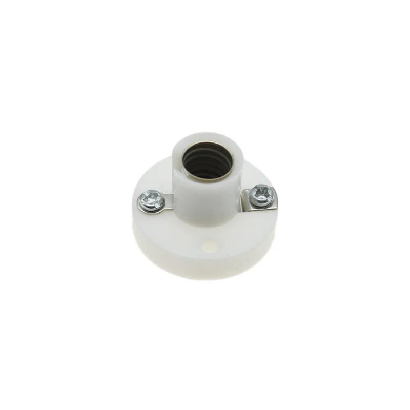 White E10 Screw Holder DIY Teaching Experiment Flat Lamp Bases Student Physics Electric Beads Electrical Testing Parts