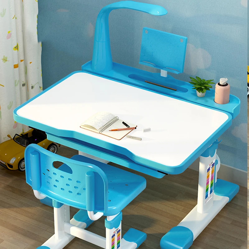 2019 Multifunctional Kid Study Table Children Homework Desk  Ergonomic Student Adjustable Desk And Chair Combination Desktop ang