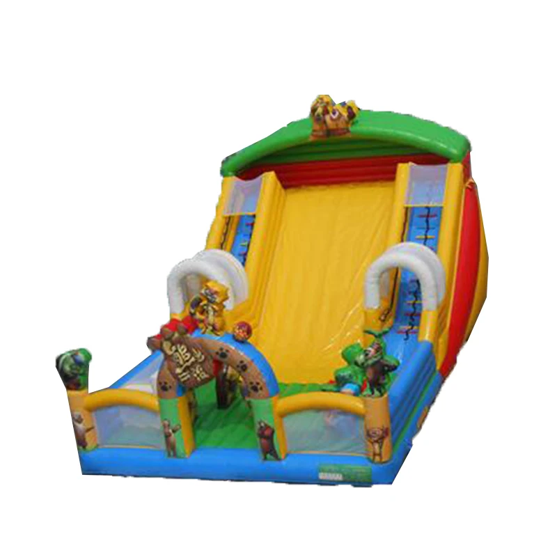 

Good quality PVC giant inflatable dry slide