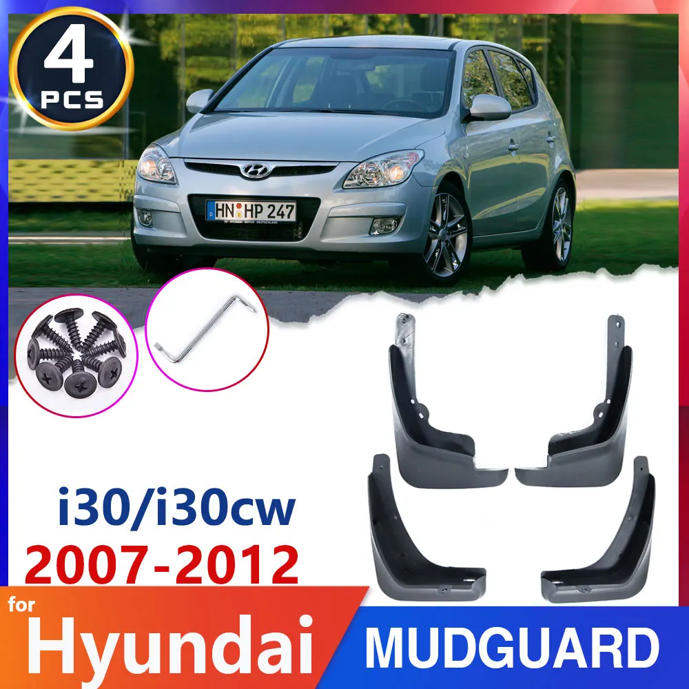 

Car Fender Mud Flap for Hyundai i30 i30cw Wagon 2007~2012 FD 2008 2009 2010 Automative Goods Mudflaps Splash Guards Stickers