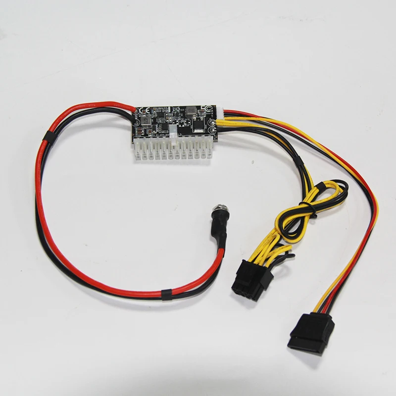 NEW PCI-E 6pin/DC5.5x2.5mm Input DC-ATX-300W 24pin Power Supply Module Swithc Pico PSU  Mini ITX High DC-ATX power module ITX Z1