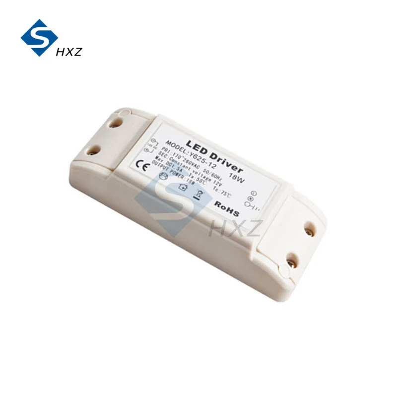 تيار مستمر 12 فولت 18 واط LED سائق محول إلكتروني 1.5A 170-260 فولت لمبة