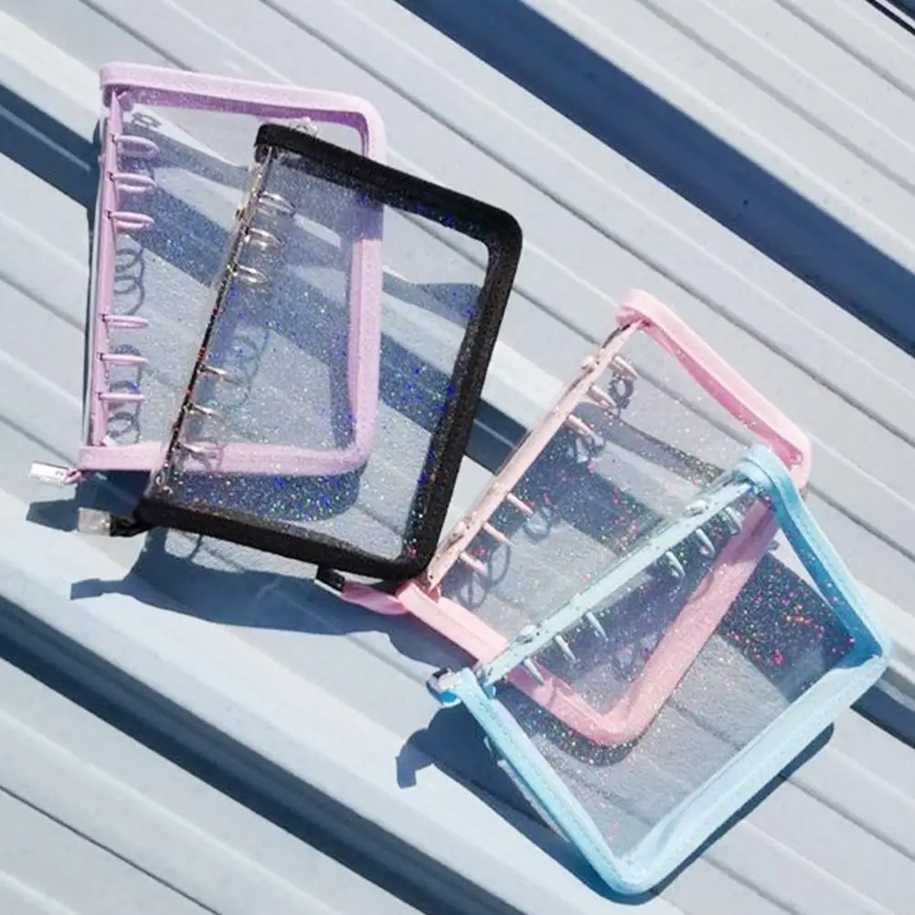 Carpeta de papel en espiral práctica, cubierta de cuaderno con 10 papeles interiores, carpeta multifunción, cubierta de cuaderno