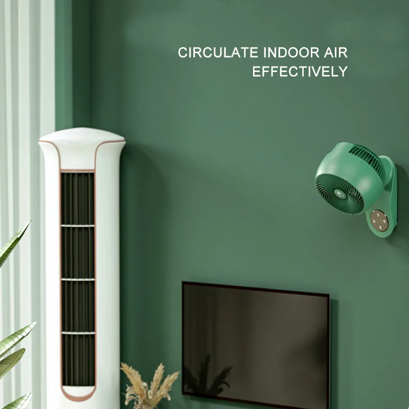 220V  Electric Fan Oscillating 3 Blades 3 Speeds Adjustable Wall Mounted Fan Remote Control Timer Home Air Cooler Fans