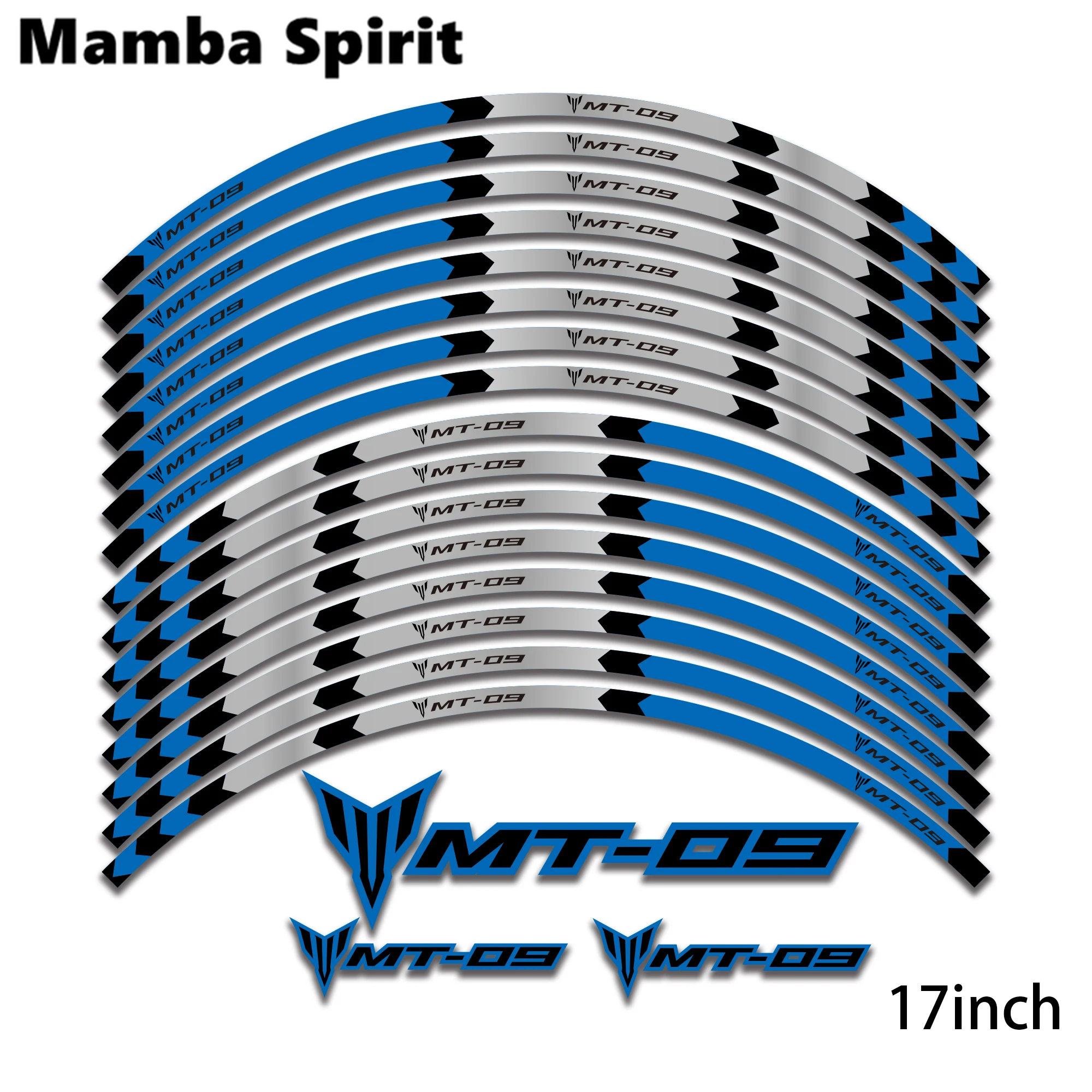 

FOR YAMAHA MT-09 MT09 MT 09 Motorcycle Parts Contour Wheel Decoration Decal Sticker