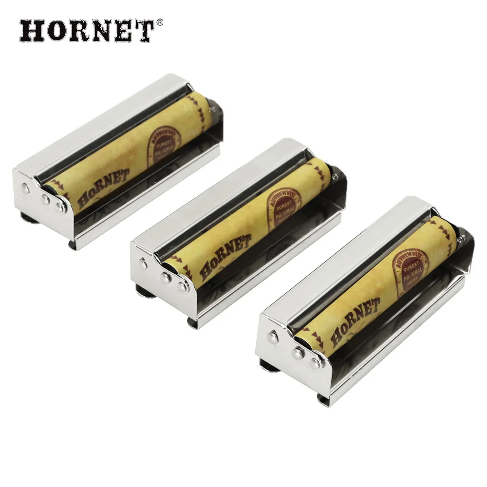 

Металлическая машинка для скручивания сигарет HORNET, 78 мм, ручной ролик для бумаги с держателем для бумаги, табачный ролик