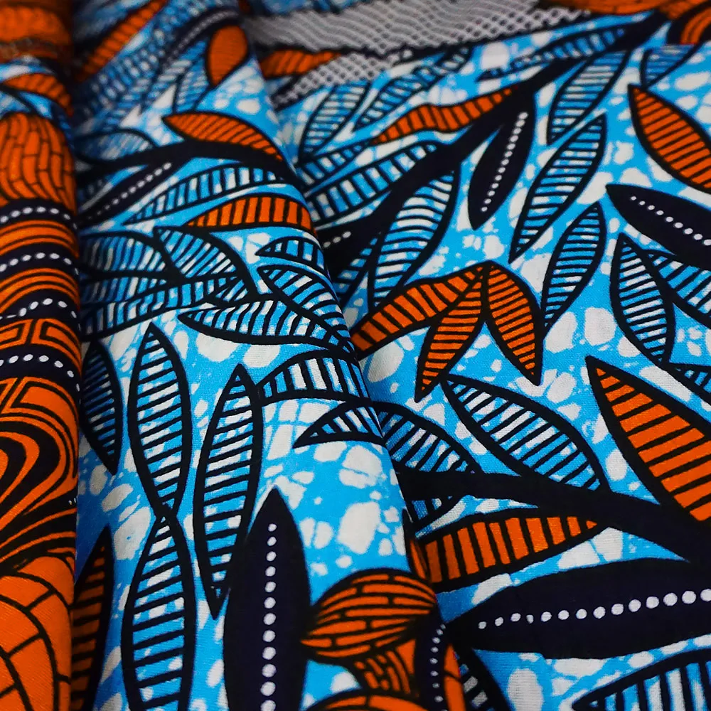 African Wax Printed Fabric Patchwork For Dress Sewing Crafts DIY Material 100% Cotton  Breathable Tissu High Quality Fabric