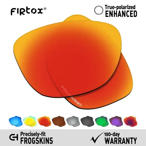Imagen 1 del producto Lentes polarizadas Firtox de repuesto para gafas de sol Oakley Frogskins OO9013 de 55 mm, varios colores