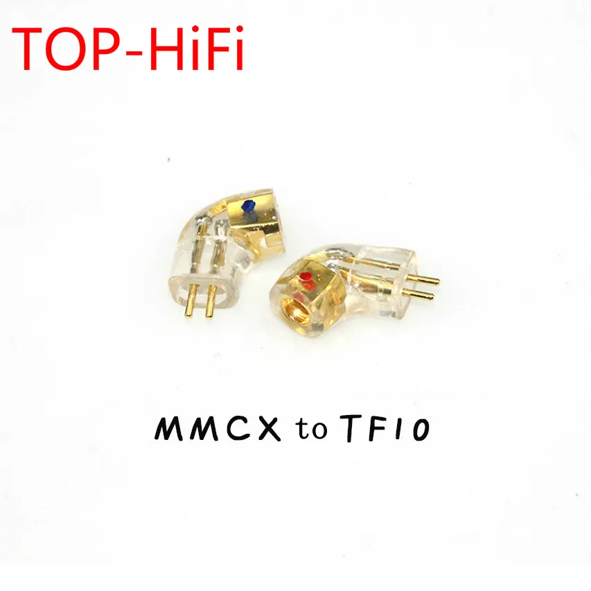 

TOP-HiFi Free Shipping pair Headphone Plug for TF10 TF15 SF3 SF5 0.75mm Male to MMCX Female Converter Adapter