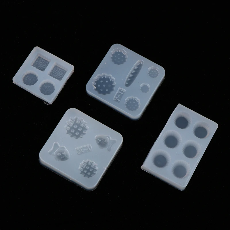 1 Pc 1:12 Scale Miniature Dollhouse pastry cookie cake mold Pretend Play Toy Accessories