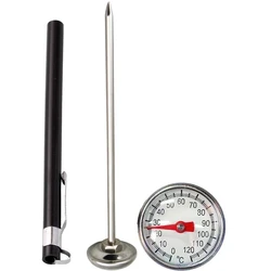 Pointer Thermometer Kitchen Probe Food Tea Water Meat Milk Coffee Foam BBQ Temperature Tester -10~120 ° C Stainless Steel