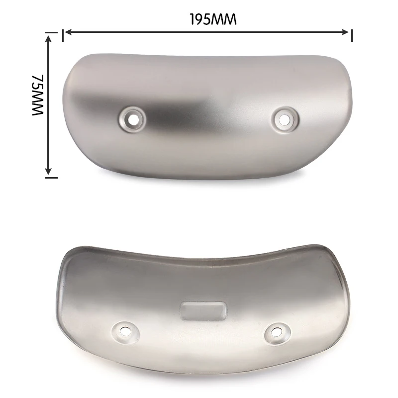 Scarico moto Mid Mid Link Connect protezione tubo protezione scudo termico calotta antiscottatura per Honda per Suzuki Kawasaki