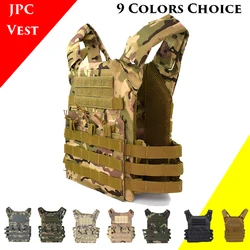 JPC 600D Oxford Hunting Tactical Vest Military Molle Plate Carrier Vest Men Airsoft Paintball CS Outdoor Protective Body Armor