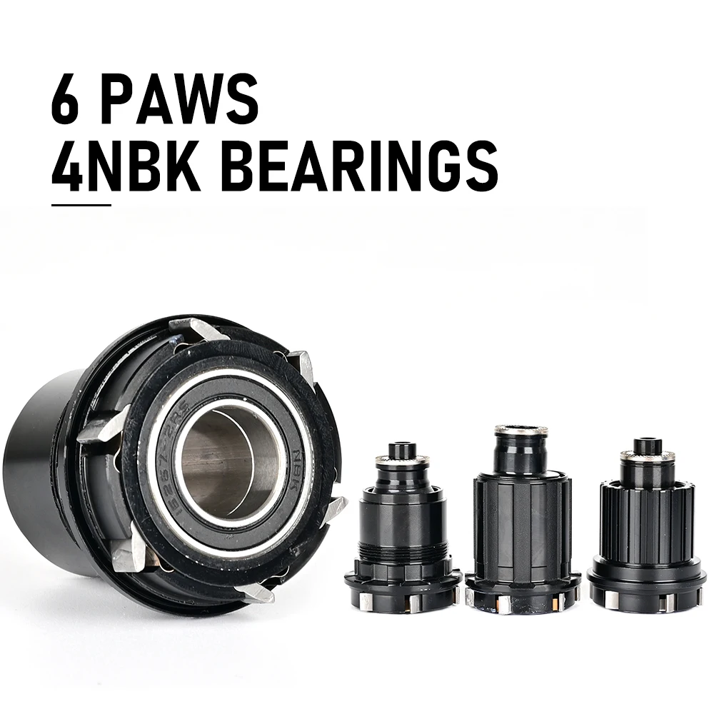Koozer XM490 Hubs 4 Bearing MTB Mountain Bike Hub Front Rear QR or
