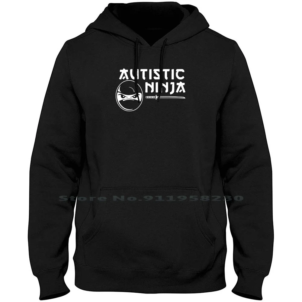 

Autistic Funny Men Women Hoodie Pullover Sweater 6XL Big Size Cotton Symbol Slogan Autist Logan Tage Joke Fun Age St Ny