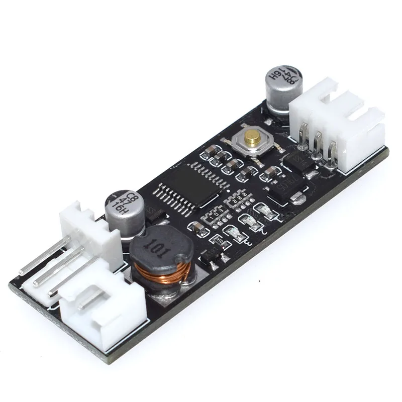 Single 12V 0.8A DC PWM 2-3 Wire Fan Temperature Control Speed Controller Chassis Computer Noise Reduction Module NTC B 50K 3950