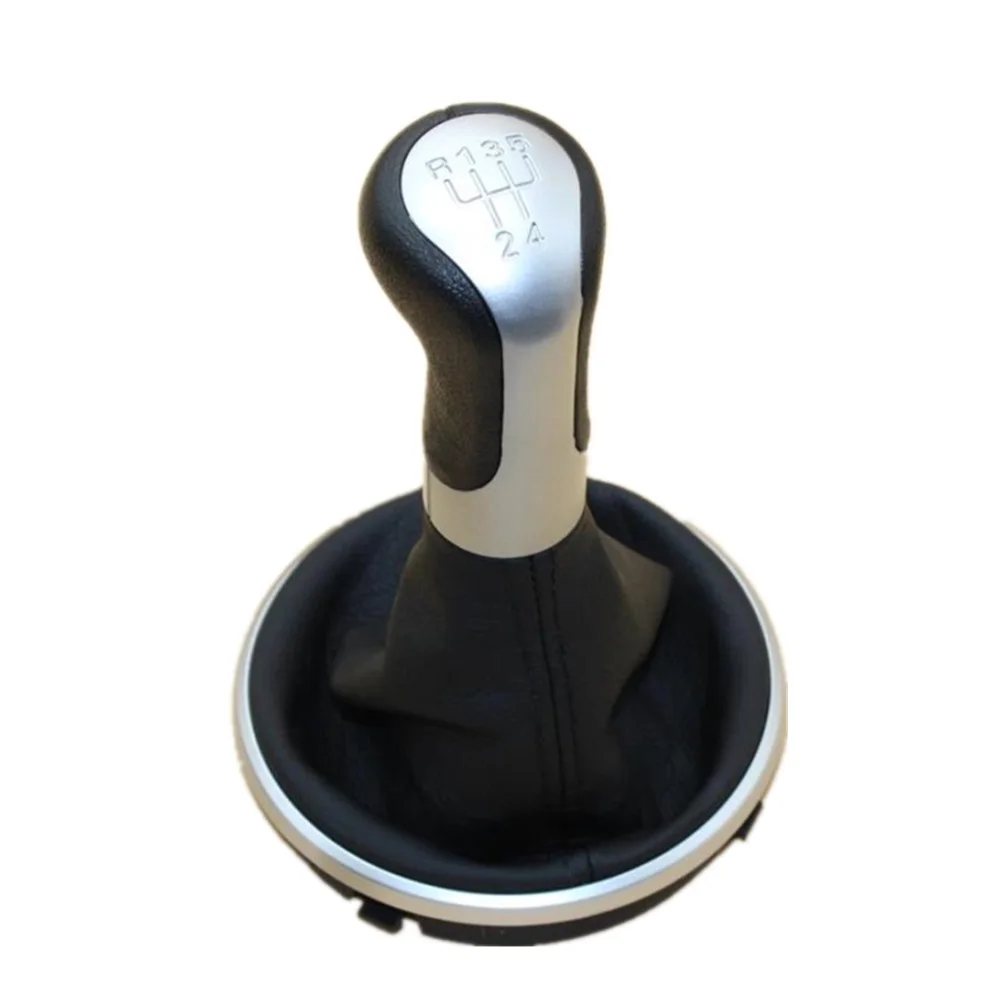 For Skoda Fabia 5J 2 MK2 Combi Scout 2007 2008 2009 2010 2011 2012 2013 2014 Car 5 Speed Gear Stick Shift Knob With Leather Boot