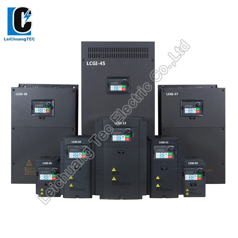 VFD 55KW 3-Phase Motor Control 380VAC Variable Frequency Inverter 50Hz 60Hz