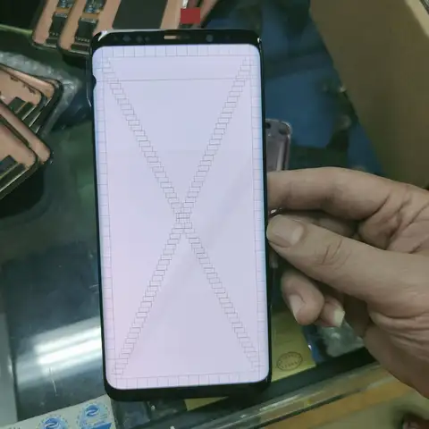 Defect dot burn line AMOLED Test For Samsung S9 G960 Lcd Display and For S9 Plus G965F Touch Screen Digitizer LCD Display