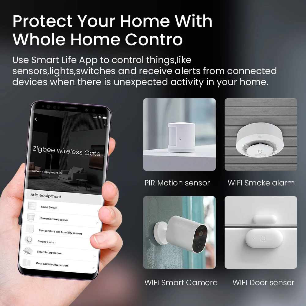 Tuya ZigBee Smart Gateway Hub WiFi + Bluetooth Smart Home Life Bridge APP bezprzewodowy pilot współpracuje z Alexa Google Home