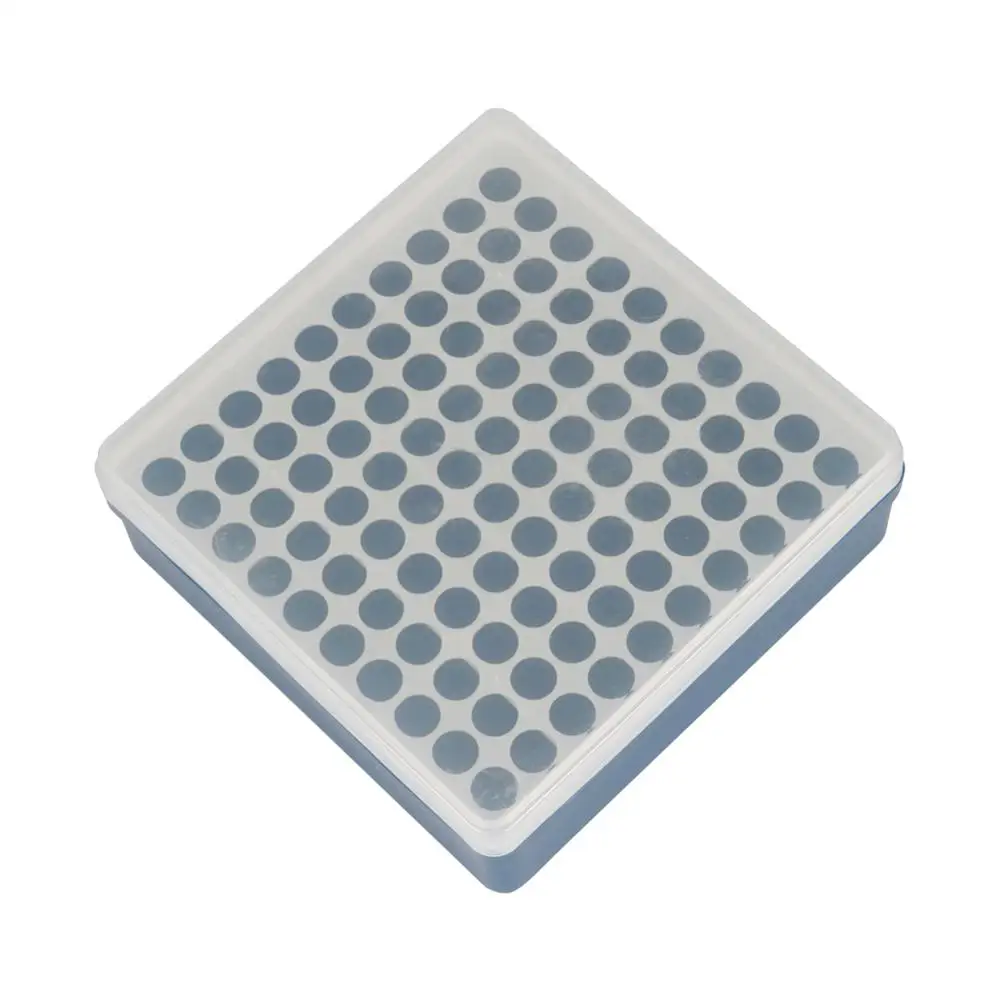 Plastic 100 Holes Centrifuge Test Tube Rack 1.5ml Centrifugal Test Tube Support Holder School Laboratory Supplies