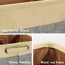 Foldable Dog Toy Storage Basket #3