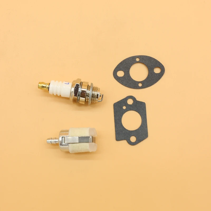 Filtro de combustível spark plug gaxeta kit apto para o parceiro 350 351 mcculloch mac 335 435 440 jardim motosserra a gás peças reposição