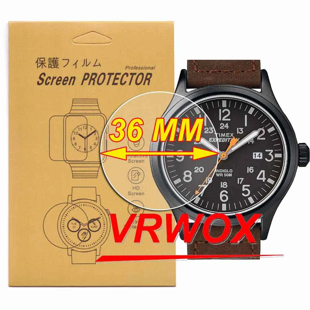 3Pcs Round Screen Protector For Watch 29mm 30mm 31mm 32mm 34mm 38mm 35mm 36mm 37mm 40mm  TPU Nano Film