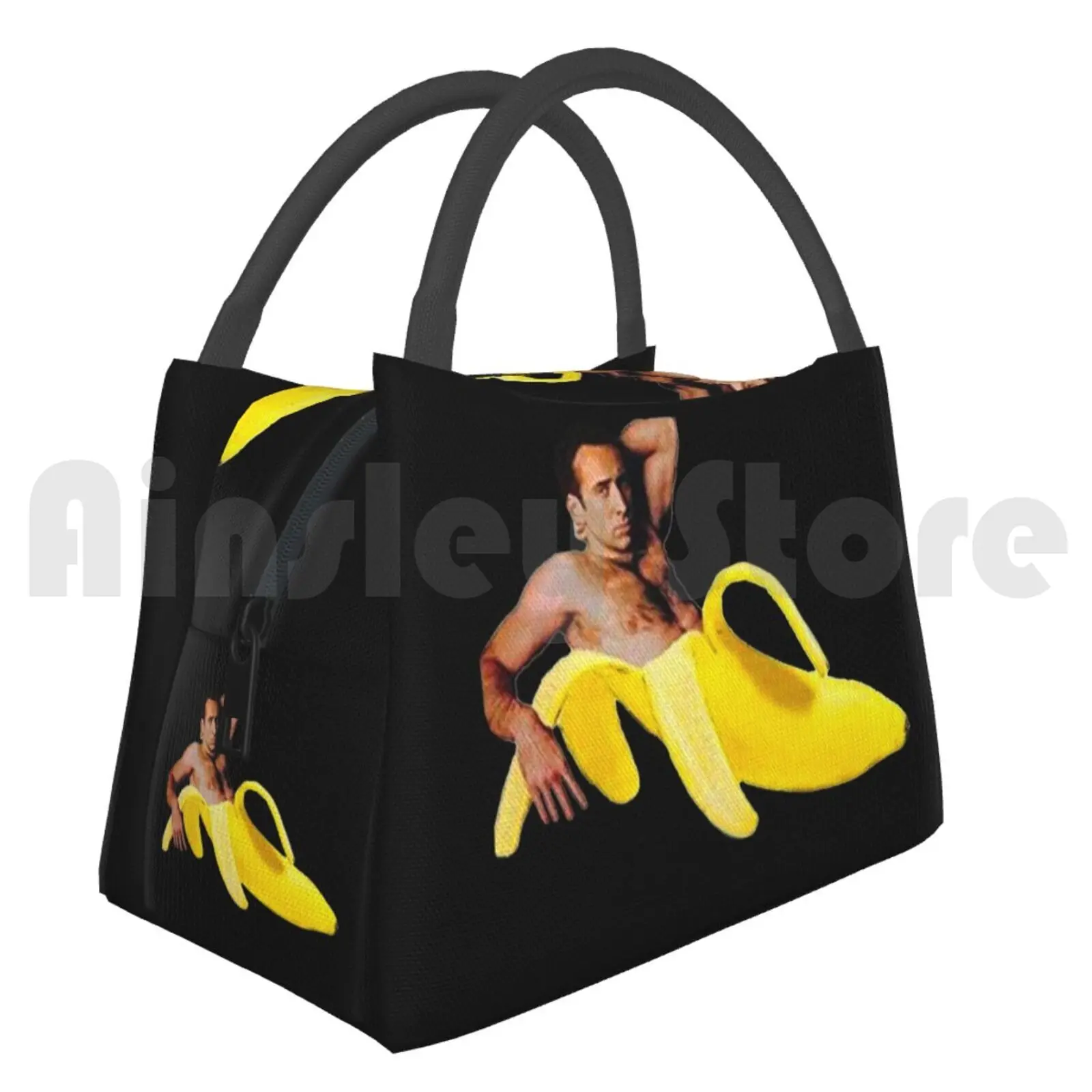 

Cooler Lunch Bag Picnic Bag Nicolas Cage In A Banana Nicolas Cage Nicolas Cage Nicholas Banana Nanna Meme Memes Funny