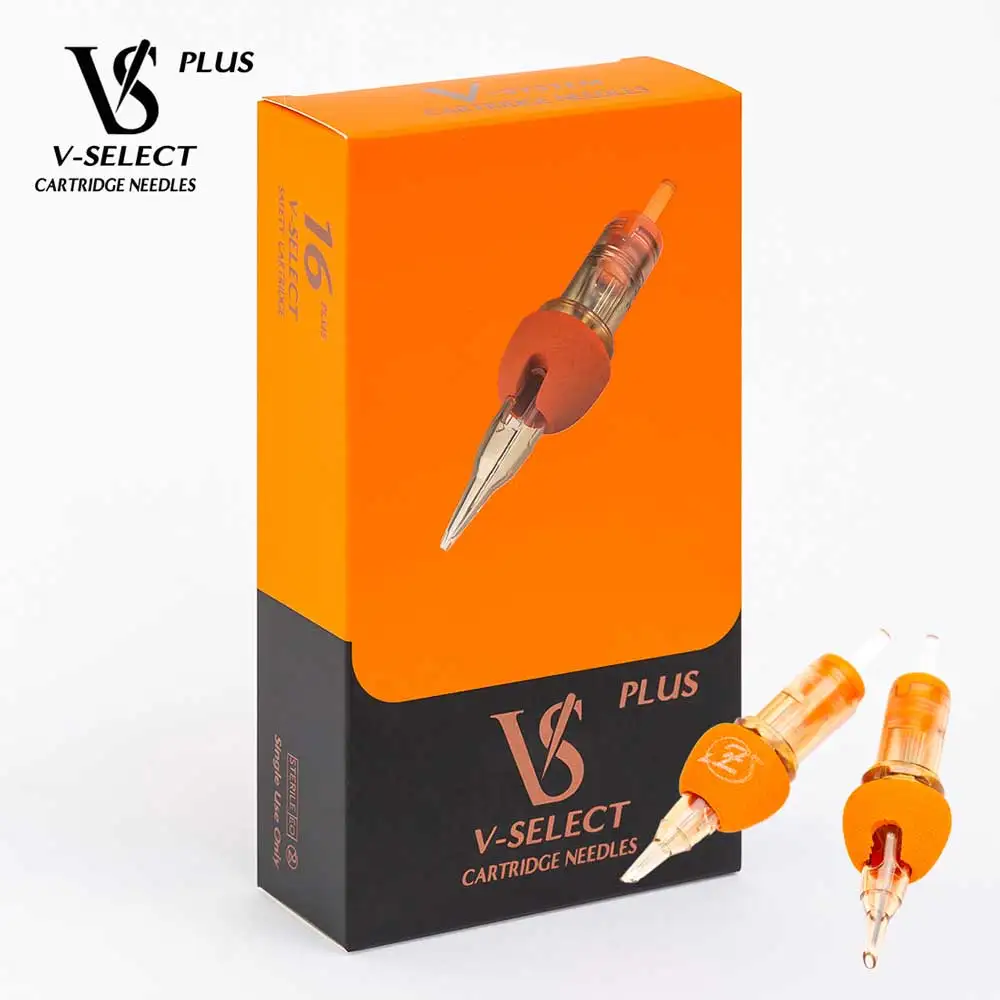 

EZ V Select Cartridge Needle Plus Круглые шейдерные иглы для роторных машин и захвата пальцев Комфорт с меньшими вибрациями 16 шт./кор.