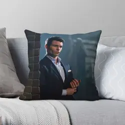 The Vampire Diaries Elijah Mikaelson Square Pillowcase Polyester Linen Velvet Printed Zip Decor Home Cushion Case 45x45