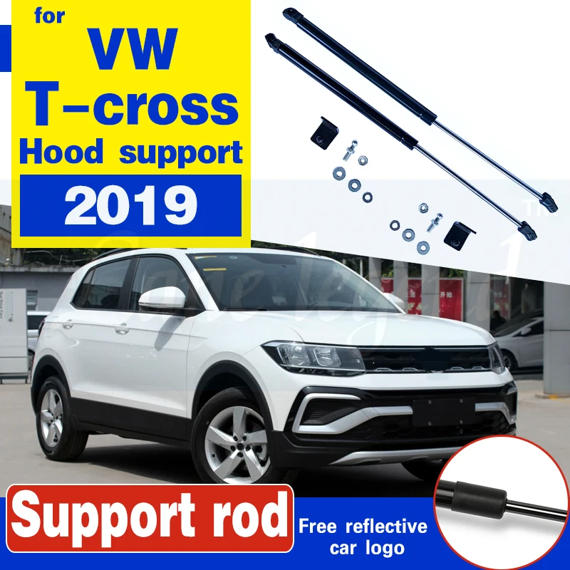 

Car Bonnet Cover Hood No Drilling/Welding Support Spring Shock Bracket Strut Bars Hydraulic Rod for VW T-cross Tcross 2019