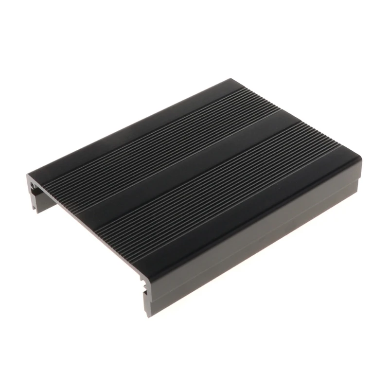 Black 100x76x35mm Corrosion Resistant Aluminum  Split Body Aluminum Box Enclosure Case Project Electronic DIY