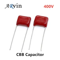 10Pcs CBB Capacitor 400V 103J 223J 333J 473J 683J 104J 154J 224J 334J 394J 474J 564J 684J 754J 824J 105J 125J 155J 175J 185J