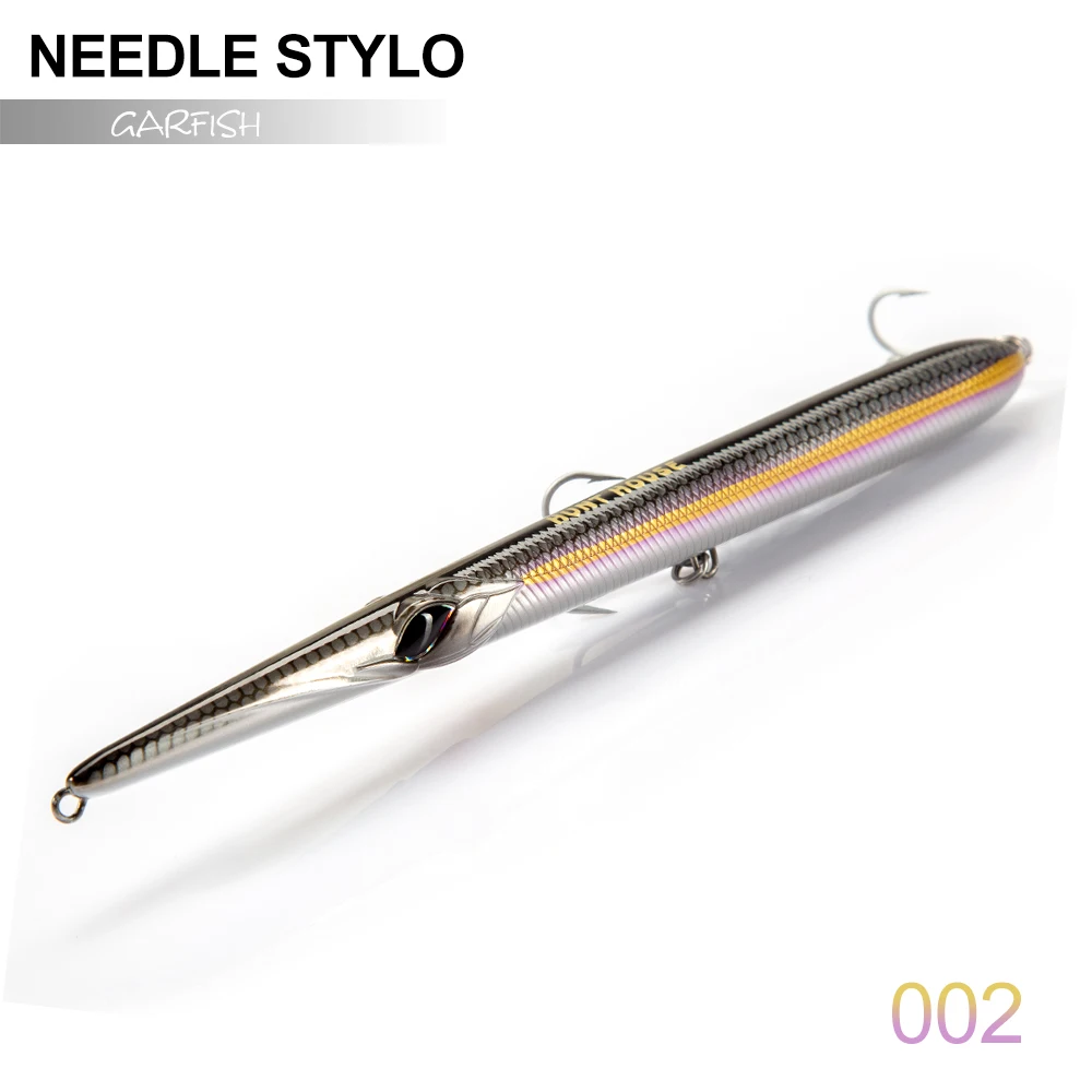 Hunthouse Nadel-Angelköder für Weitwürfe, Pencil-Stickbait 18/24/31/36g, Schwimmend & Sinkend, für Hecht und Makrele, Angelausrüstung Pesca