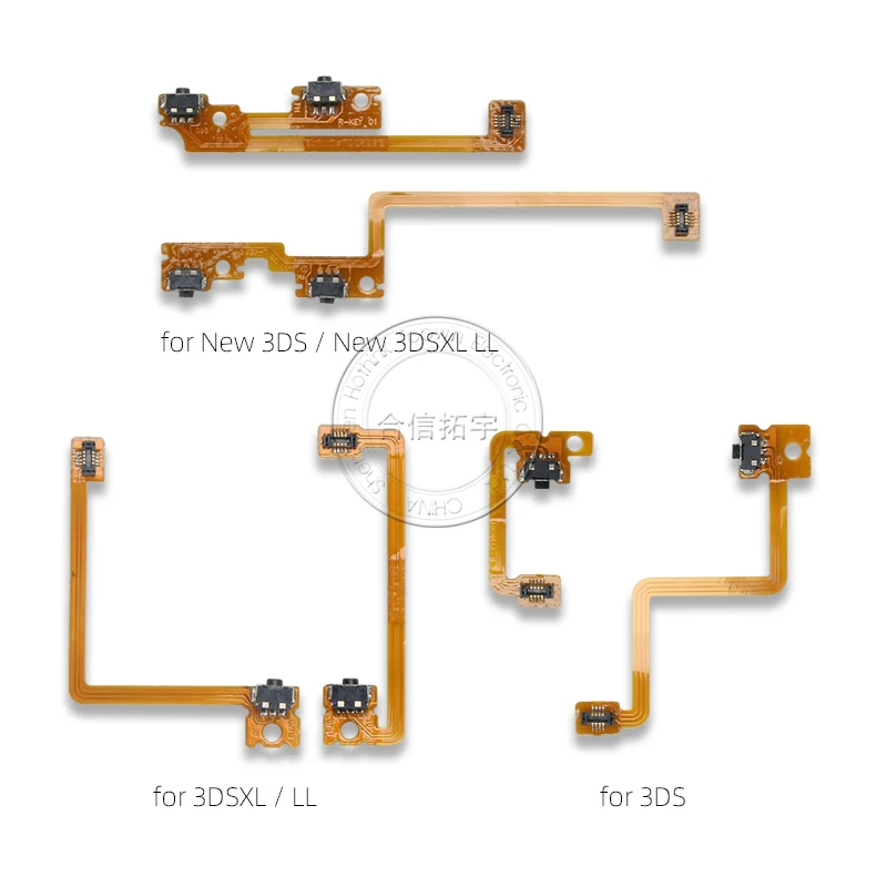 HOTHINK 1pair Replacement L R Key Buttons Flex FFC Cable for New 3DSXL LL 3DS Left Right FPC Repair Circuit Board