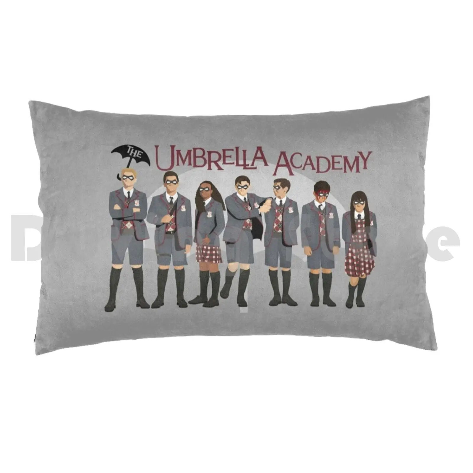 The Umbrella Academy Group Pillow Case DIY 50*70 Tua The Umbrella Academy Umbrella Academy Umbrella Academy