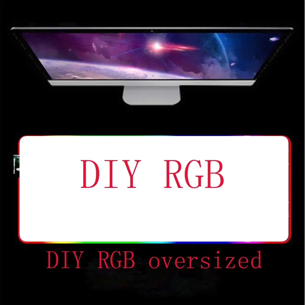 

Factory Direct Sales Agent DIY RGB Custom Oversized Mouse Pad with LED Desk Mat