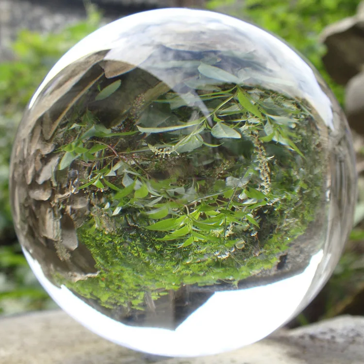 50mm Crystal Ball Large Transparent Crystal Ball Lucky Rainbow Photo Crystal Ball