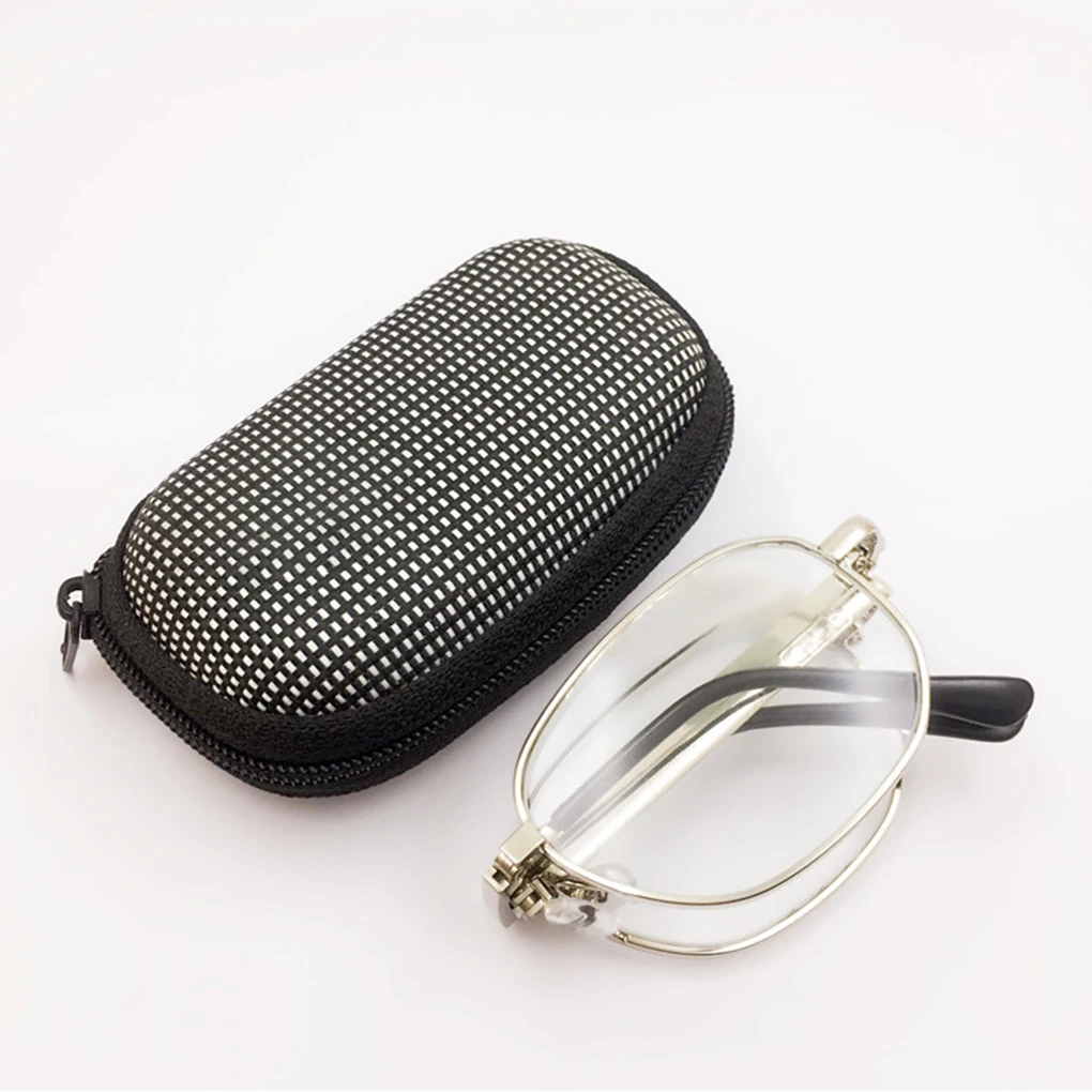 Men Women Folding Reading Glasses Unisex Metal Frame Presbyopic Foldable Eyeglass Eyewear image 4