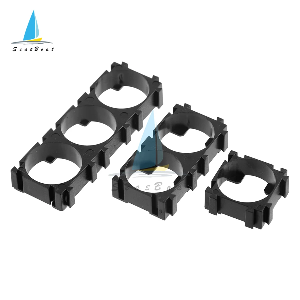 10pcs/lot 18650 Lithium Cell Cylindrical Battery Case Holder Batteries Pack Plastic Holder Bracket For Diy Battery Pack