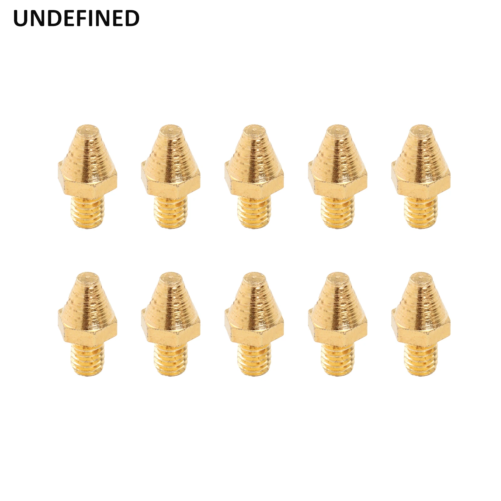 

Motorcycle CNC Gold Spikes Replacement Cleats Pin Rivet For Harley MX Foot Pegs Offroad Style FootPegs Floorboards Brake Pedal