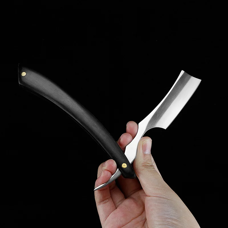 Straight Edge Barber Razor Haircut Beard Eyebrow Shaving Tool Manual Depilation Razor Folding Shaving Beard Cutter Gift