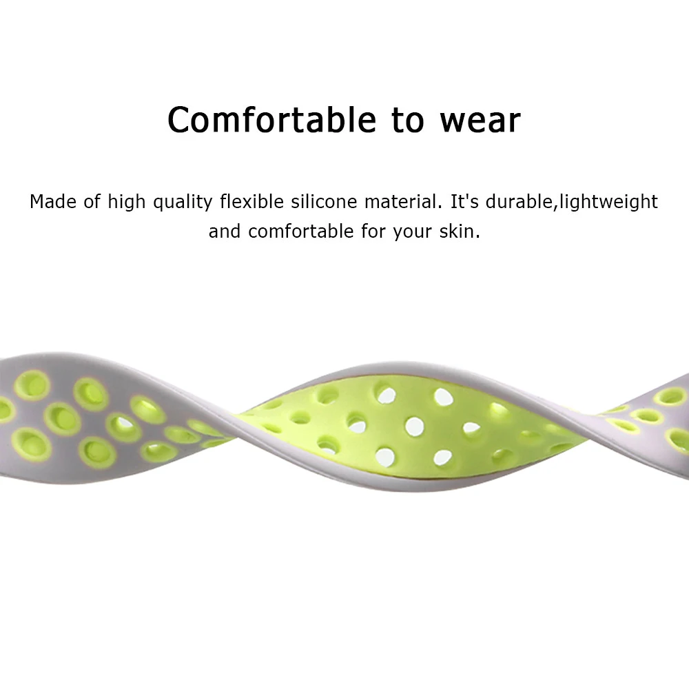 Correa de silicona para reloj Xiaomi Mi Band 5 y 6, pulsera transpirable para reloj inteligente Mi Band 3, band4, 5 y 6